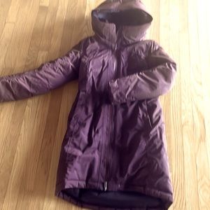 Maroon warm long winter warrior insulated coat from 2021
